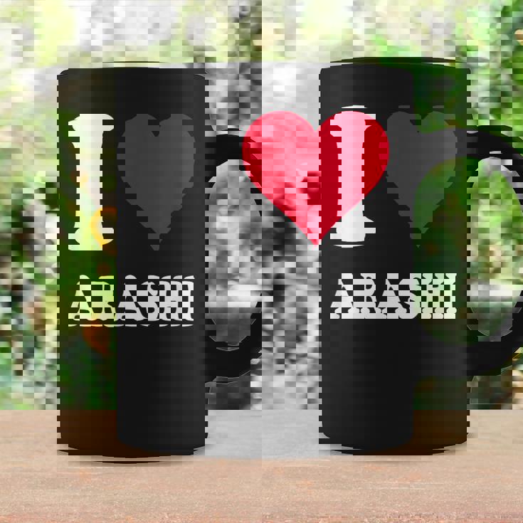 レッドハート I Love Arashi コーヒーマグ ギフトのアイデア