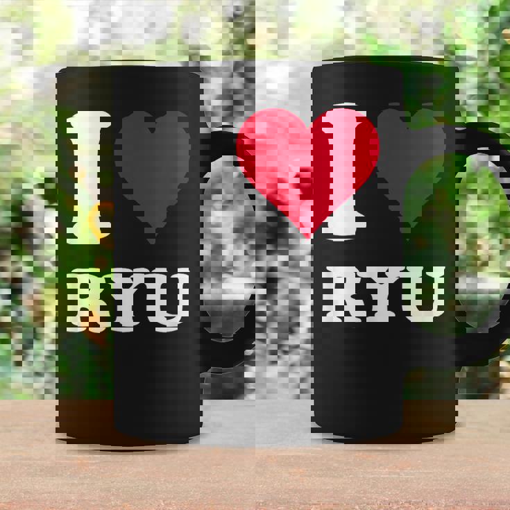 レッドハート I Love Ryu コーヒーマグ ギフトのアイデア