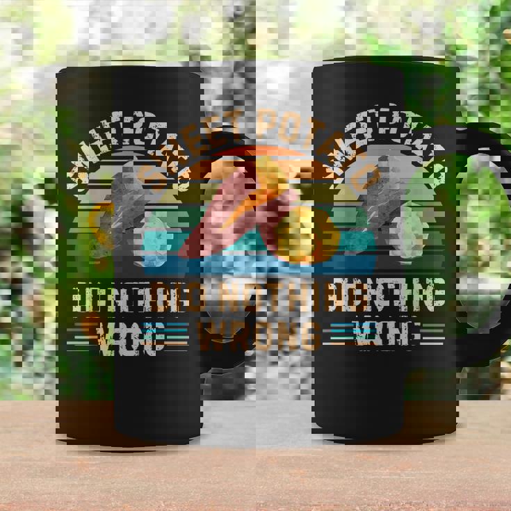 レトロ サツマイモ Did Nothing Wrong ヴィンテージ サツマイモ コーヒーマグ ギフトのアイデア