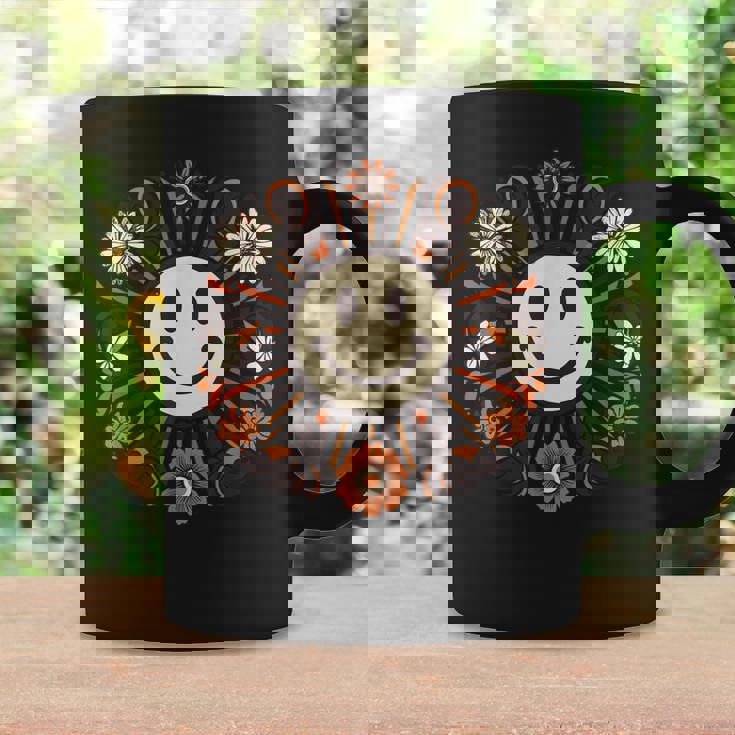 レトロ ヴィンテージ スマイルバイブ モチベーション ポジティブバイブ コーヒーマグ ギフトのアイデア