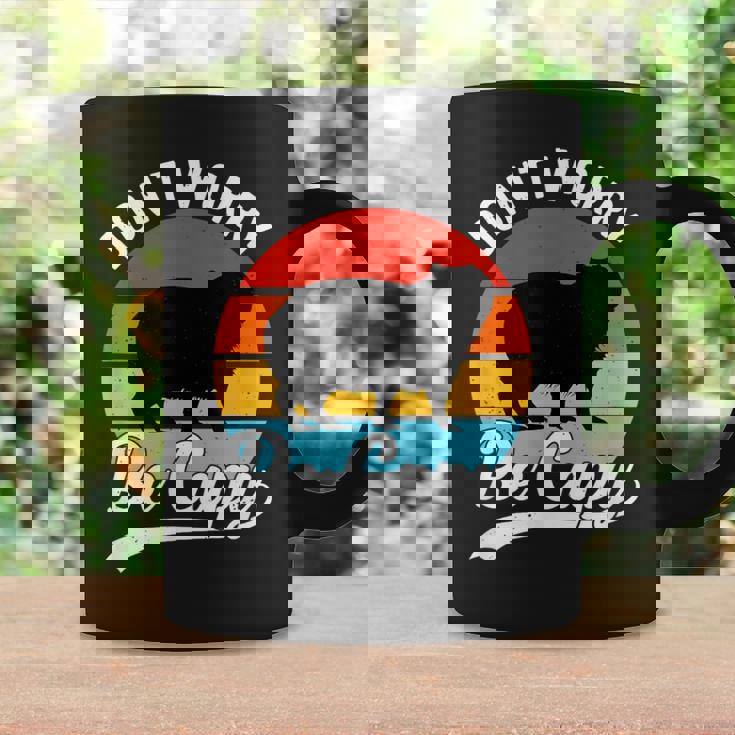 レトロ 面白い カピバラ Don't Worry Be Capy コーヒーマグ ギフトのアイデア