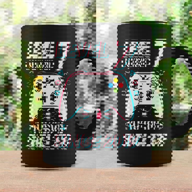 レベル 7 アンロック ビデオゲーム 7歳の誕生日 7歳の男の子 コーヒーマグ ギフトのアイデア