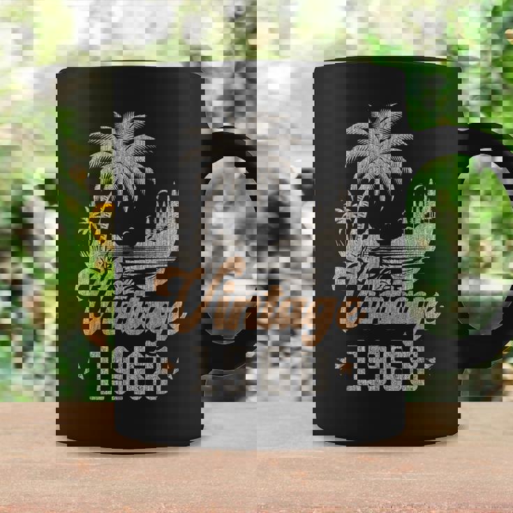 ヴィンテージ 1968 誕生日 58歳 ヤシの木 コーヒーマグ ギフトのアイデア