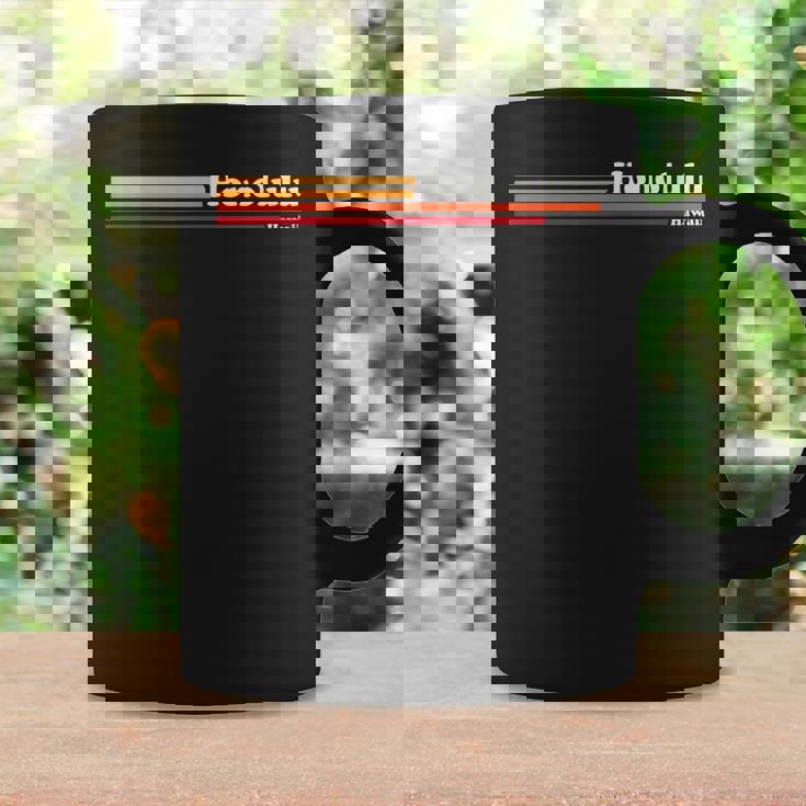 ヴィンテージ 1980年代グラフィックスタイル ホノルル ハワイ コーヒーマグ ギフトのアイデア