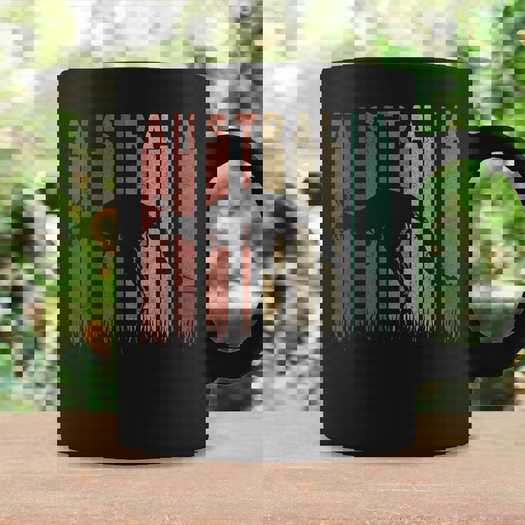 ヴィンテージ カンガルーオーストラリア オージー レトロ カンガルーオーストラリア コーヒーマグ ギフトのアイデア