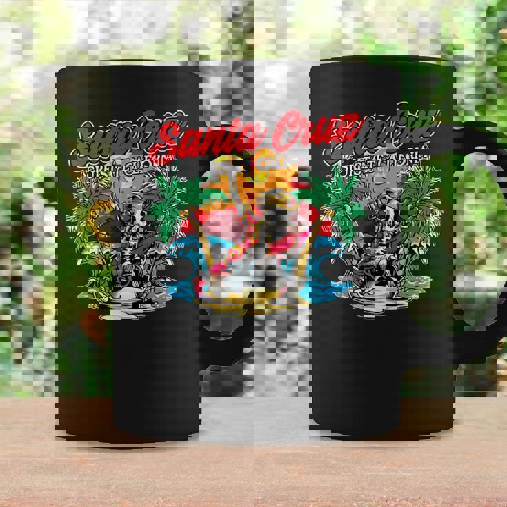 ヴィンテージ サーファー カリフォルニア I レトロ サンタクルーズ カリフォルニア コーヒーマグ ギフトのアイデア