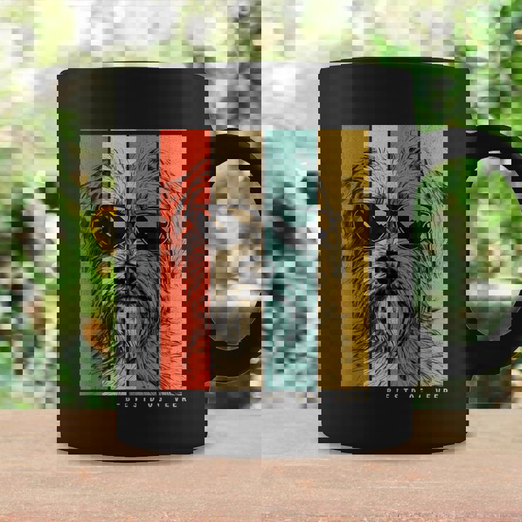 ヴィンテージ ノーフォークテリア 犬 ママ パパ キッズ メンズ レディース コーヒーマグ ギフトのアイデア