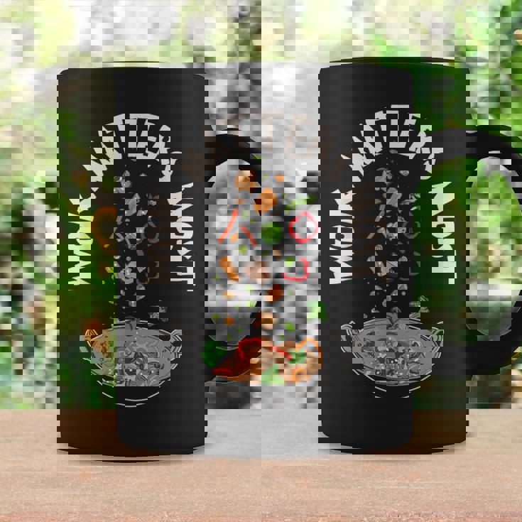 中華料理 アジアン 中華鍋 料理 食通 食品 ステートメント コーヒーマグ ギフトのアイデア