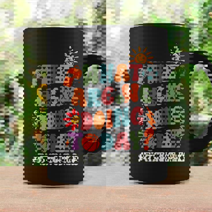 今日何をしているのか Pe先生 体育 コーヒーマグ ギフトのアイデア