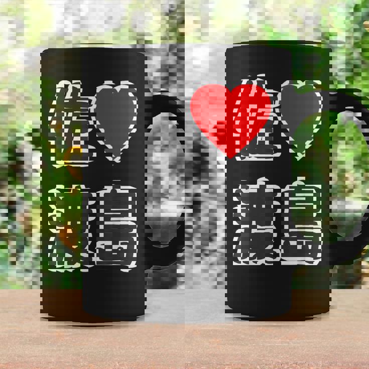 佐渡島・ラブ（I Love アイラブ）大きな文字 ハート Big【47都道府県】佐渡ヶ島 ジモティ お土産 面白 コーヒーマグ ギフトのアイデア