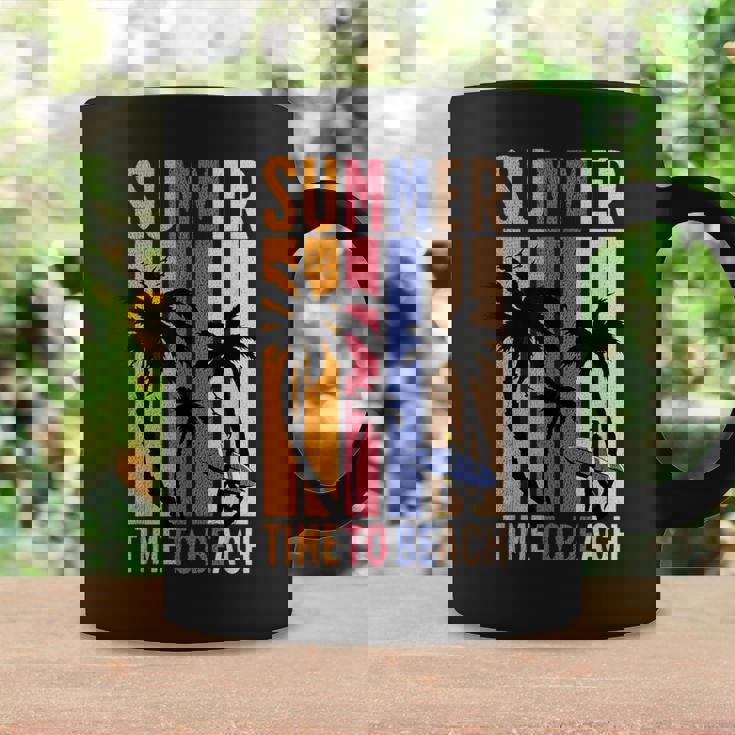 夏 Time To Beach クールバイブ コーヒーマグ ギフトのアイデア