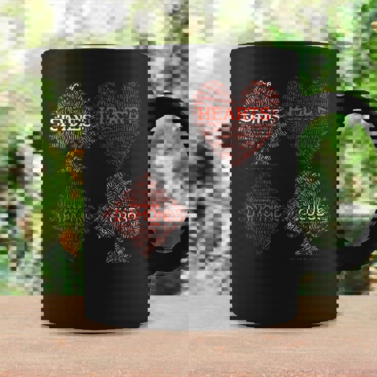 契約橋条件入札 重複カードゲーム Wordart コーヒーマグ ギフトのアイデア