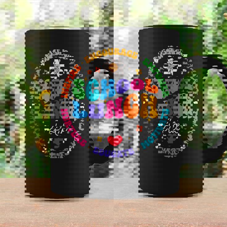 学校給食補佐官 フードサービスクルーヘルパースクワッド コーヒーマグ ギフトのアイデア