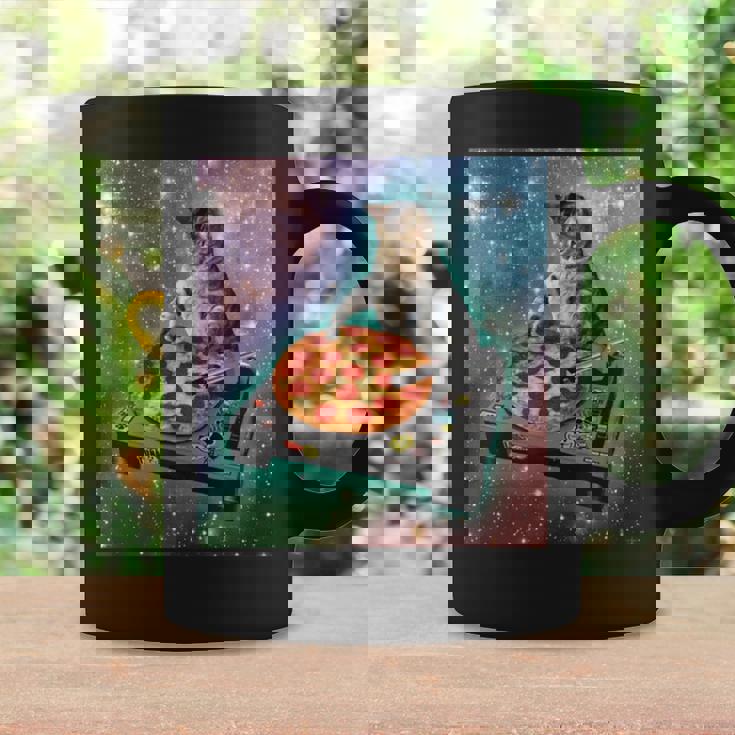 宇宙猫ピザミーム銀河宇宙キティ子猫面白いかわいいpace Cat Galaxy Universe Meme コーヒーマグ ギフトのアイデア