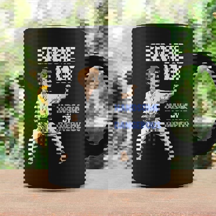 少年空手 キッズ空手ファイター格闘技 長袖tシャツ コーヒーマグ ギフトのアイデア