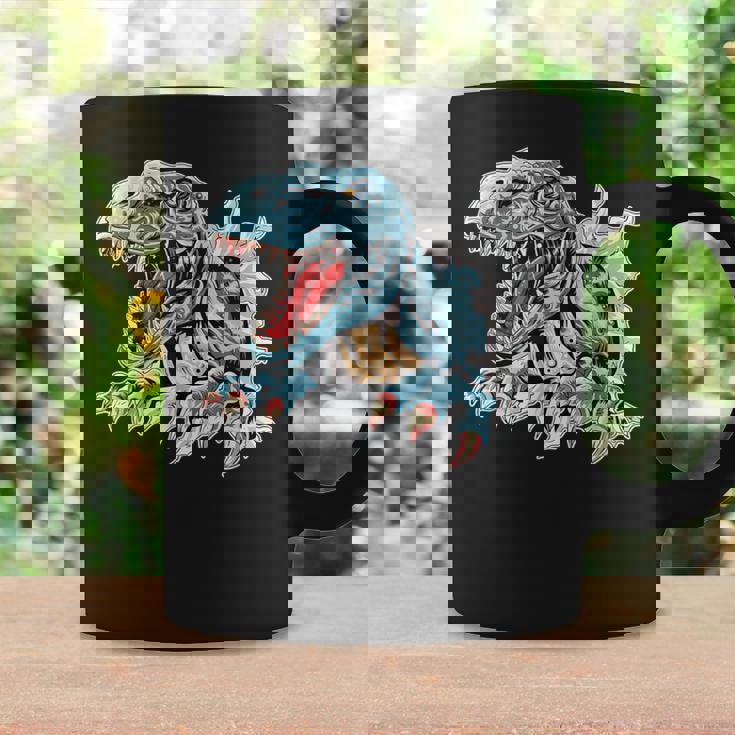 恐竜 おもしろ デフォルメ イラスト コーヒーマグ ギフトのアイデア