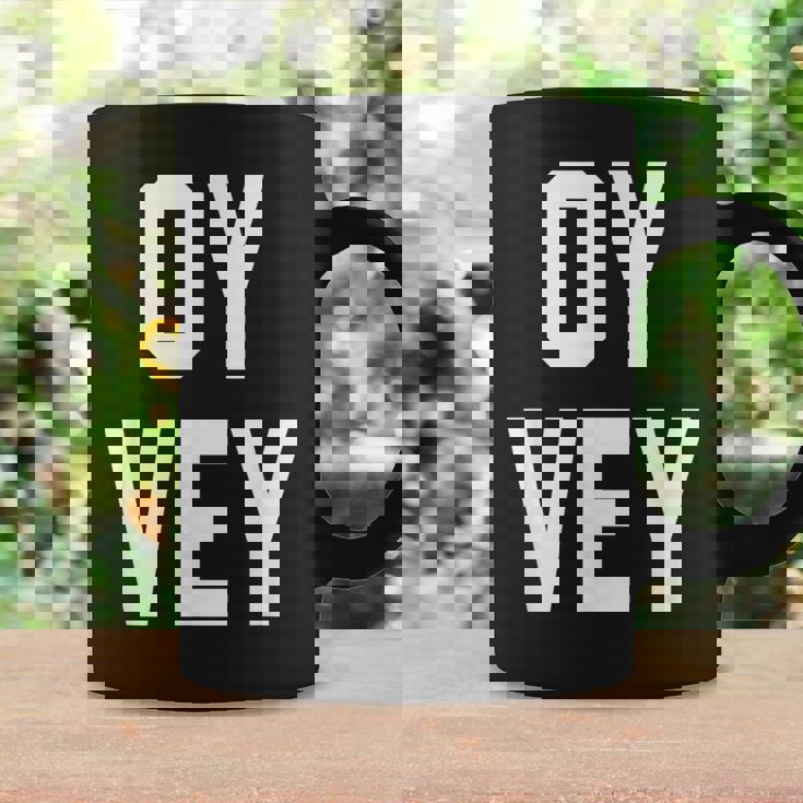 愉快なユダヤ人ユーモア Oyey ジディッシュ イスラエル ヘブライ語 ハヌカー コーヒーマグ ギフトのアイデア