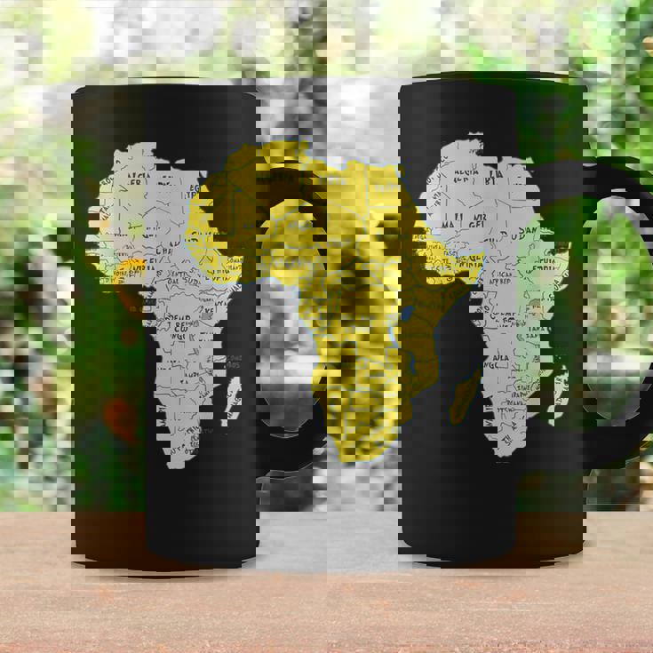 手描きアフリカ地図tシャツ 国名付き コーヒーマグ ギフトのアイデア
