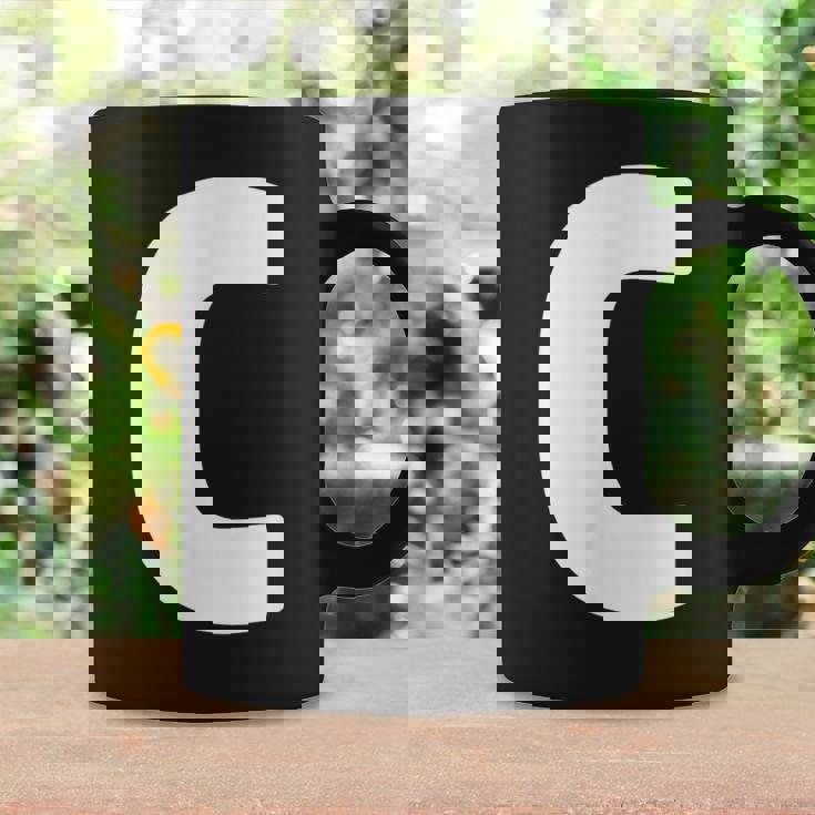 文字c 大文字 アルファベット モノグラム イニシャル コーヒーマグ ギフトのアイデア