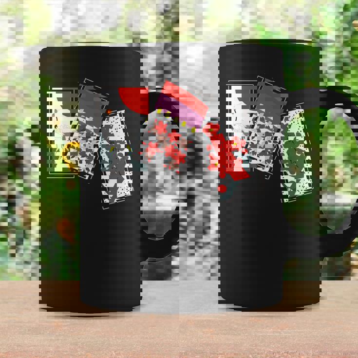 日本の伝統工芸品 花札 男性 女性 長袖tシャツ コーヒーマグ ギフトのアイデア