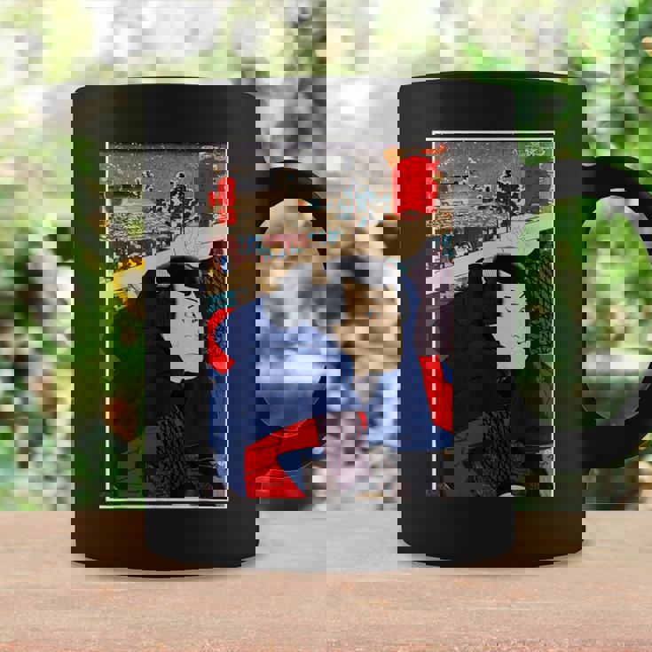 日本レトロアート 宮本武蔵 歌川国芳作 コーヒーマグ ギフトのアイデア