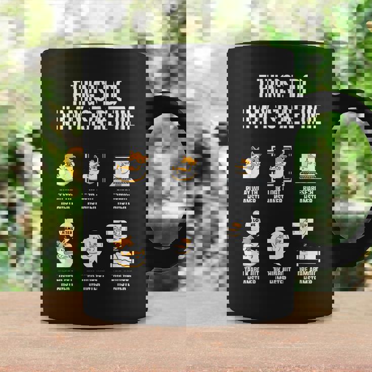 暇なときにすることハムスターおもしろいハムスター好き コーヒーマグ ギフトのアイデア