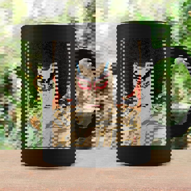 歌舞伎 かぶき 役者 日本美術 浮世絵 役者絵 名取春仙 二代目市川左団次の鳴神 コーヒーマグ ギフトのアイデア