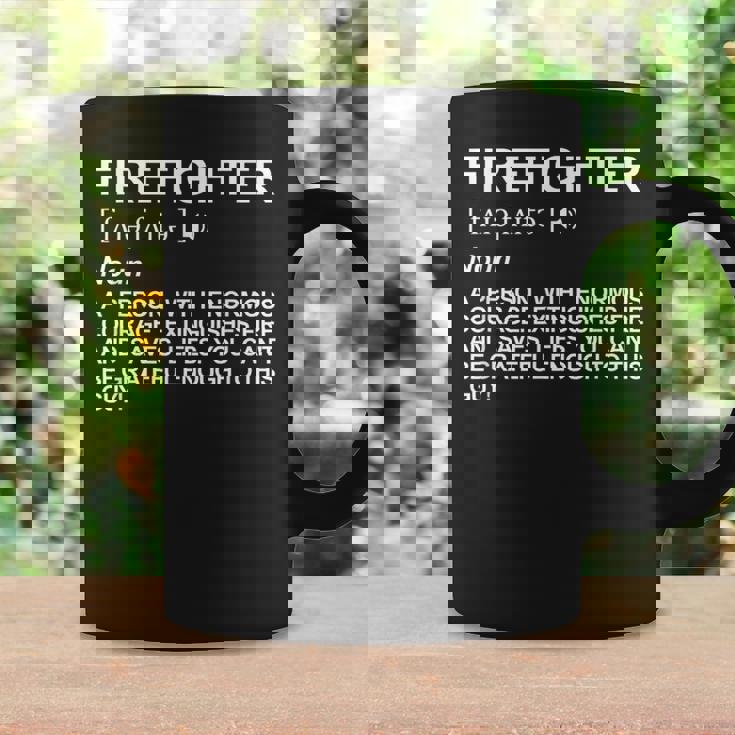 消防士の定義 コーヒーマグ ギフトのアイデア