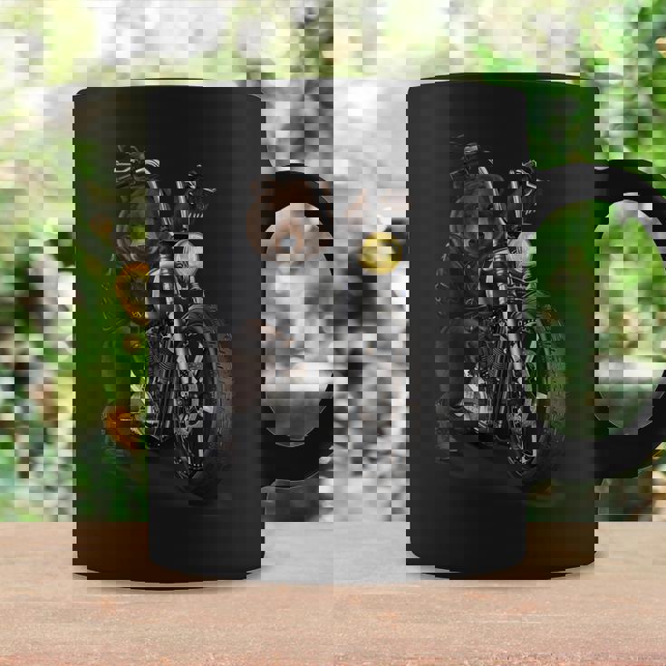 熊 クマ バイク バイカー コーヒーマグ ギフトのアイデア