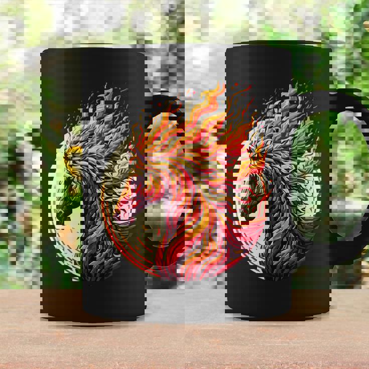 燃える 動物 馬 動物 クール 馬 火 炎 コーヒーマグ ギフトのアイデア