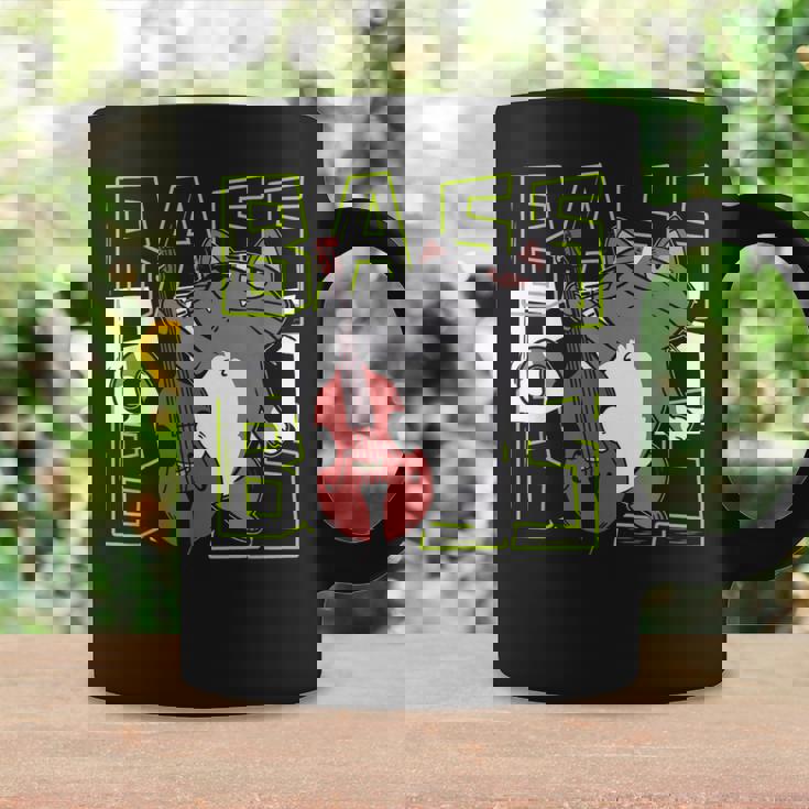 猫 二重低音プレーヤー コーヒーマグ ギフトのアイデア