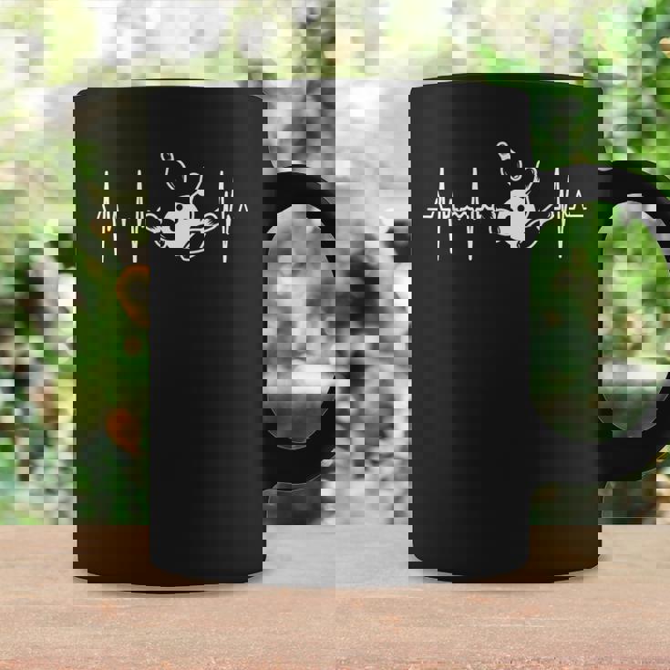 男性用ボウリングハートビートボウリングシャツ コーヒーマグ ギフトのアイデア