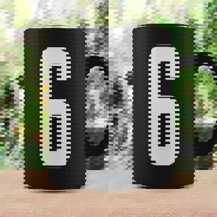 番号 6インチ ホワイト コーヒーマグ ギフトのアイデア