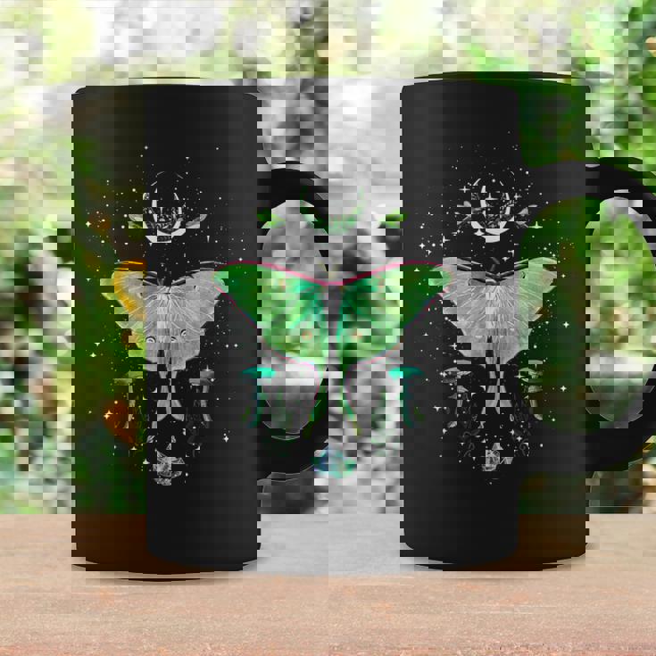 神秘的なゴシック ルナモス ムーンフェイズとキノコ コーヒーマグ ギフトのアイデア