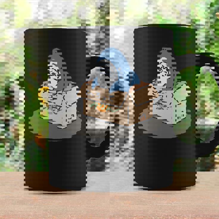 箱入りサメ 長袖tシャツ コーヒーマグ ギフトのアイデア