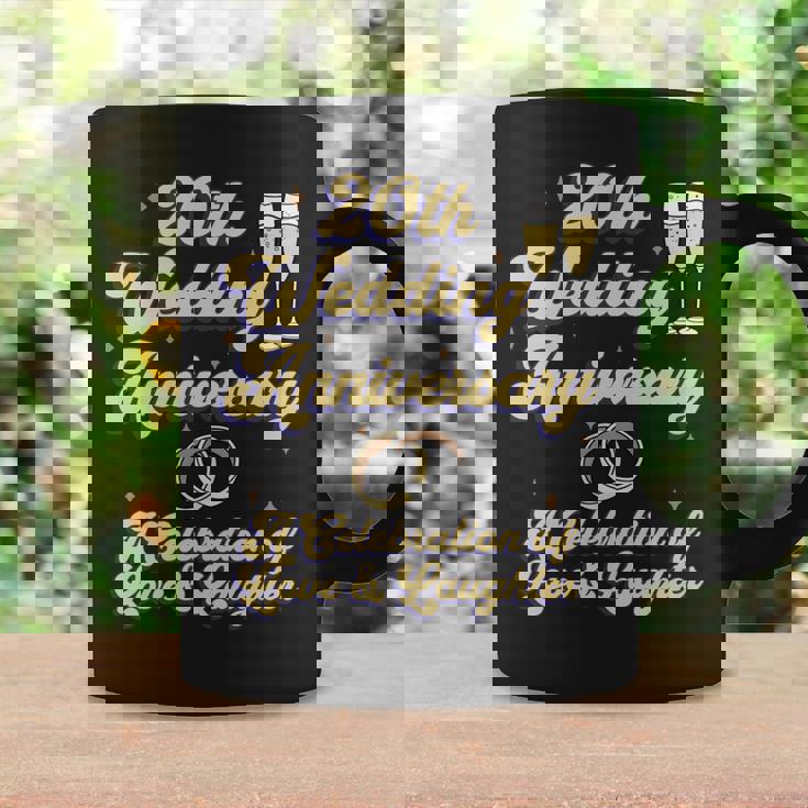 結婚20周年 夫婦 結婚20年 お祝い 長袖tシャツ コーヒーマグ ギフトのアイデア