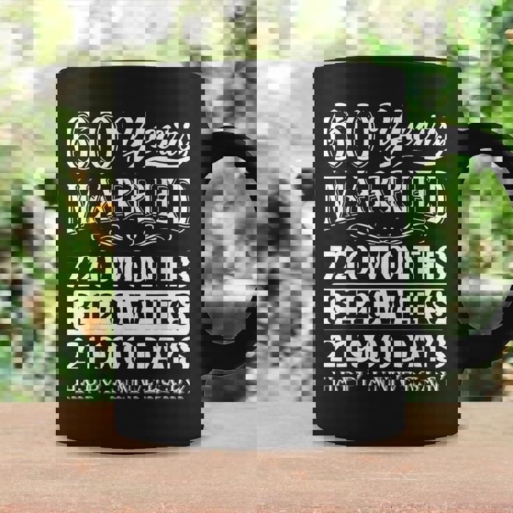 結婚60年-結婚60周年おめでとう コーヒーマグ ギフトのアイデア