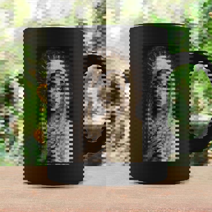 聖母マリア マリア カトリック絵画 長袖tシャツ コーヒーマグ ギフトのアイデア