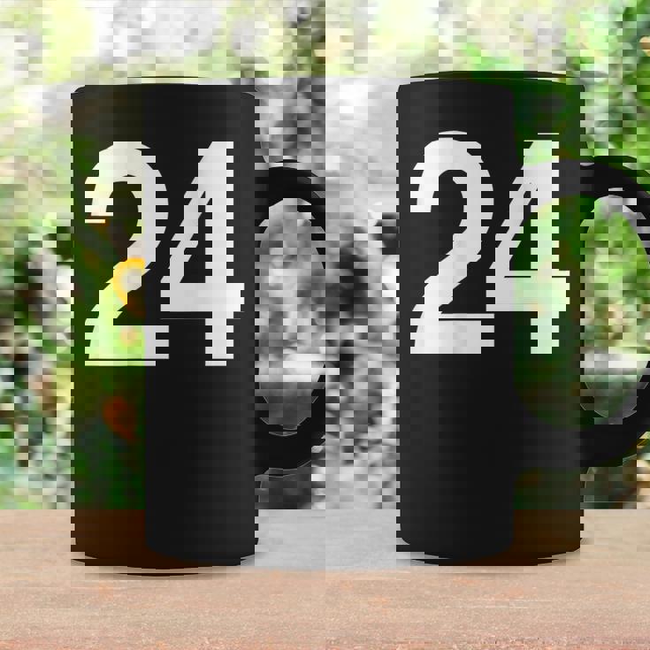 背番号24 番号付きシャツ番号 コーヒーマグ ギフトのアイデア