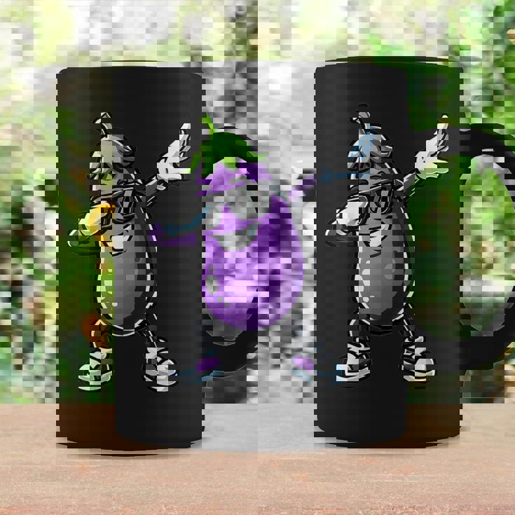 茄子を軽くたたく面白い野菜ギフト ナス付き コーヒーマグ ギフトのアイデア