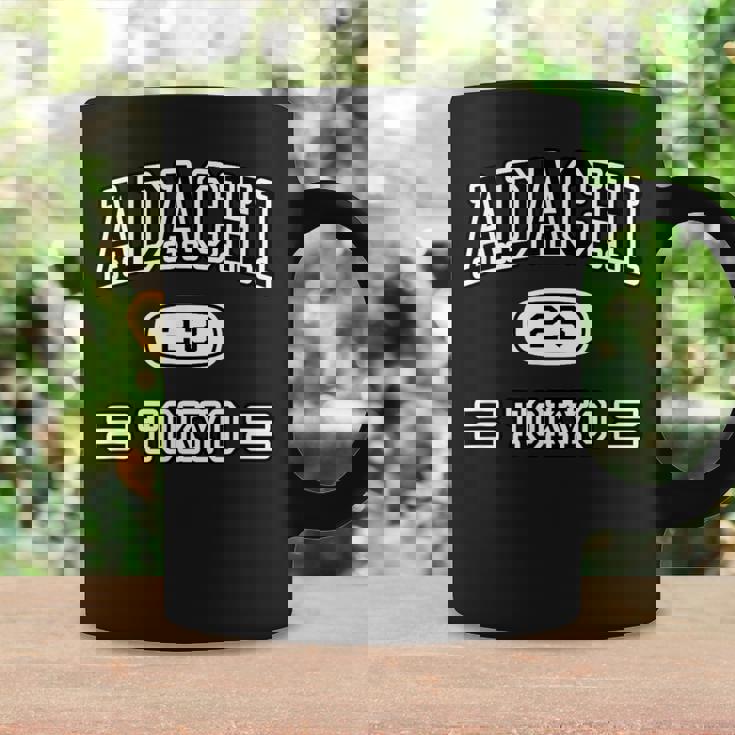 足立区 Adachi【チームユニフォーム カレッジ風】東京 23区 Jimo-T ジモティ 面白い コーヒーマグ ギフトのアイデア