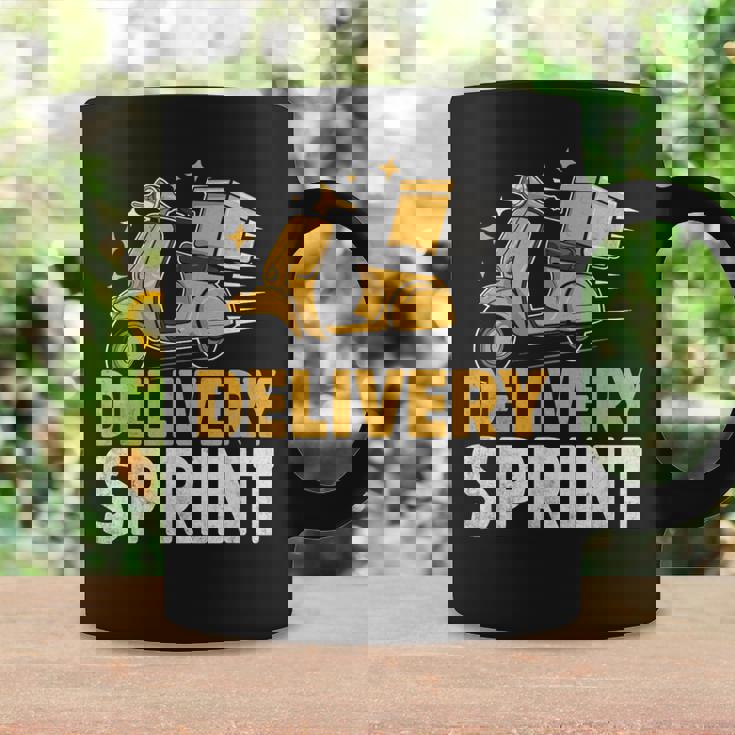 配達 スプリント 配達員 パッケージ 配達 コーヒーマグ ギフトのアイデア