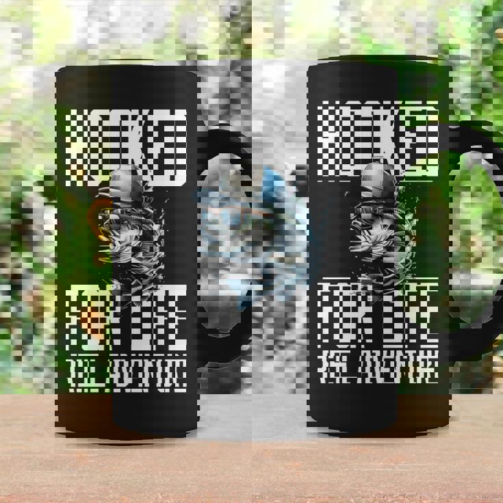 釣り好き おしゃれ アングラーのマストアイテム バス 釣り 長袖tシャツ コーヒーマグ ギフトのアイデア