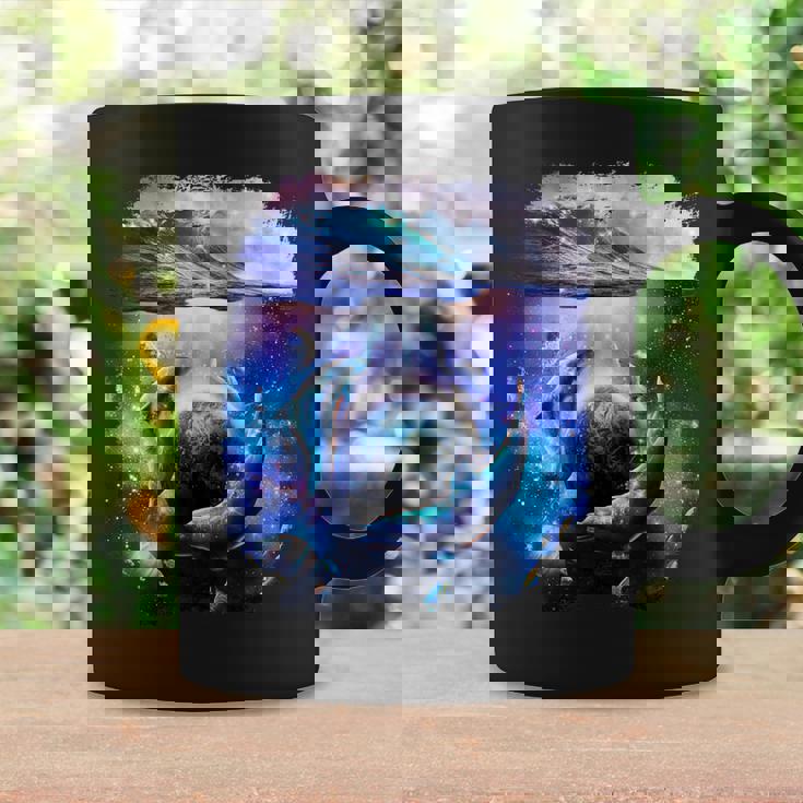 銀河 イルカ 宇宙 地球 海 コーヒーマグ ギフトのアイデア