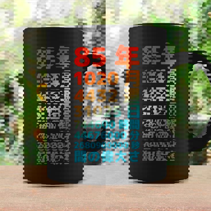 面白い85歳の誕生日の古いメーター 面白い85歳のギフト 女性 男性 面白い電卓 85歳の誕生日のギフト コーヒーマグ ギフトのアイデア