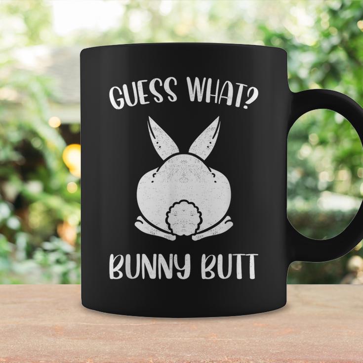 面白いイースタージョークguess What Bunny Butt メンズ レディース コーヒーマグ ギフトのアイデア