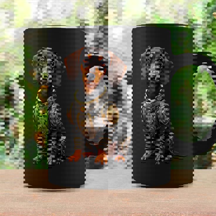 面白い犬ロボット技術サイボーグい 犬ロボット動物 Ai Lover Robotic Dog 長袖tシャツ コーヒーマグ ギフトのアイデア