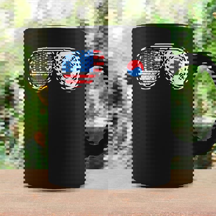 韓国アメリカン プライド サングラス 韓国国旗 アメリカ国旗 コーヒーマグ ギフトのアイデア