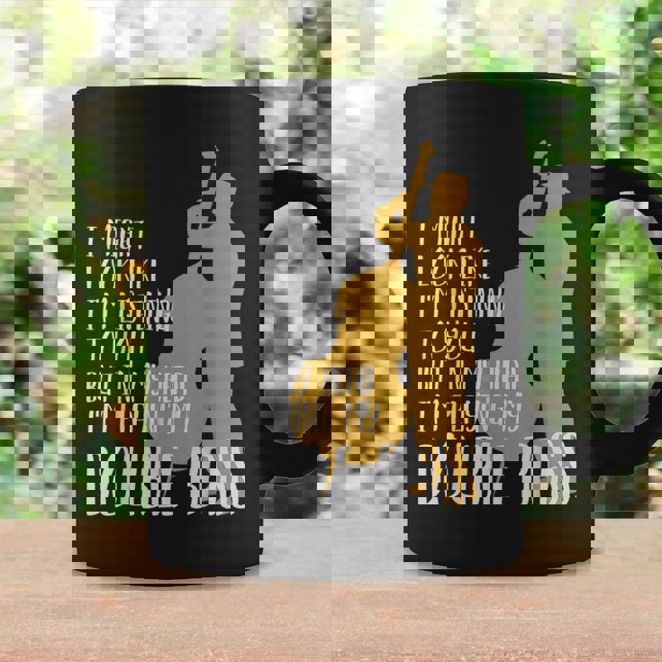 頭の中でコントラバスを思い浮かべます コーヒーマグ ギフトのアイデア
