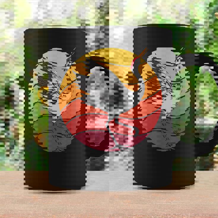 鶴 Crane Retrounset 鶴 コーヒーマグ ギフトのアイデア